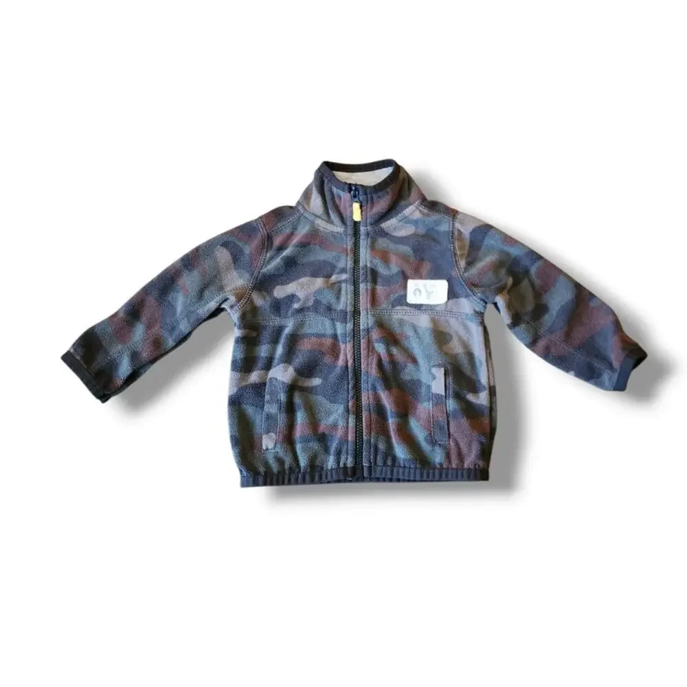 Carter's Camo Full Zip Fleece Jacket
